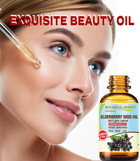 Botanical Beauty Elderberry Seed Oil 30ml with dropper