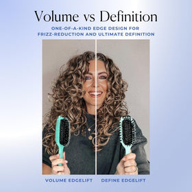 Bounce Curl brush in lifestyle setting on a vanity