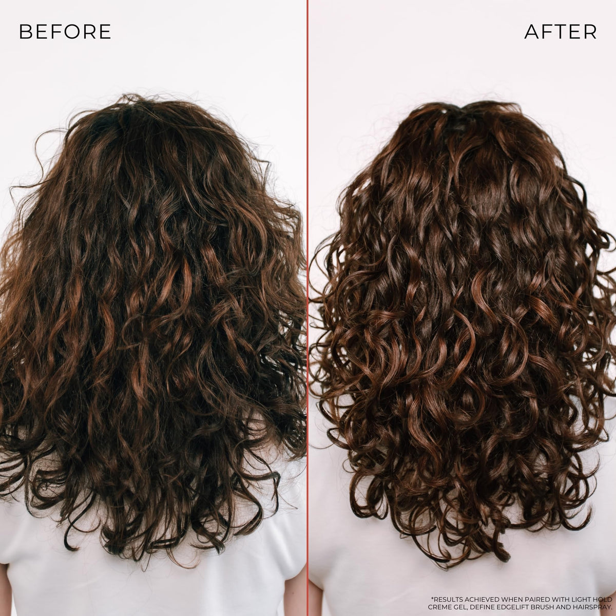 Bounce Curl Clump and Define Cream with curly hair model