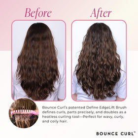 Bounce Curl Define EdgeLift Brush close-up of thicker brush pad