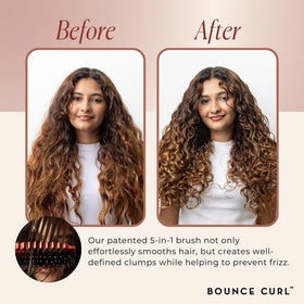 Bounce Curl Define EdgeLift Brush demonstrating precision parting feature