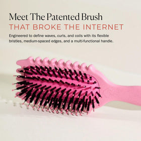 Bounce Curl Define EdgeLift Brush side view with medium-side edge design