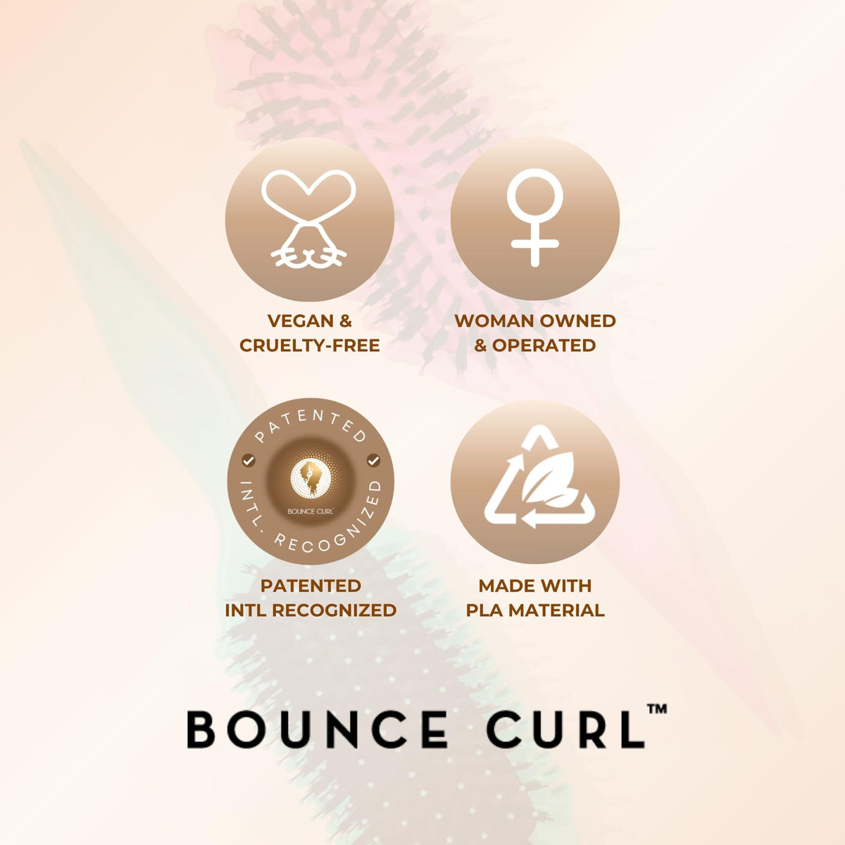 Bounce Curl Define EdgeLift Brush with 4x thicker brush pad