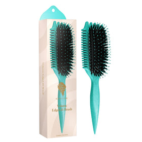 Bounce Curl Volume EdgeLift Brush front view in teal