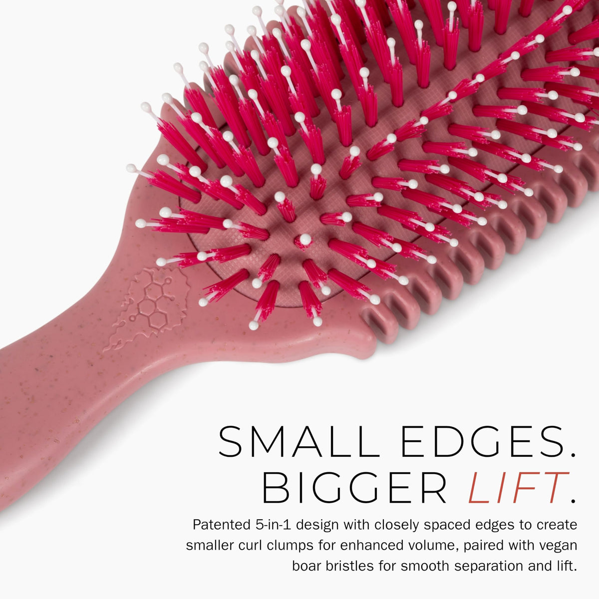 Bounce Curl Volume EdgeLift Brush handle for precision parting