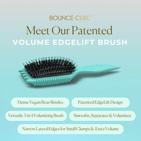 Bounce Curl Volume EdgeLift Brush showing small-side edge design