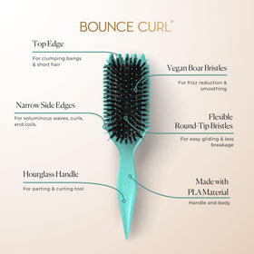 Bounce Curl Volume EdgeLift Brush with vegan boar bristles