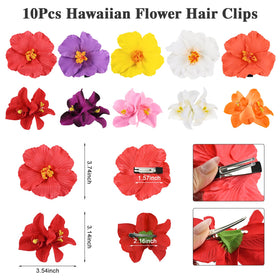 Boxed packaging of SAOROPEB flower hair clips