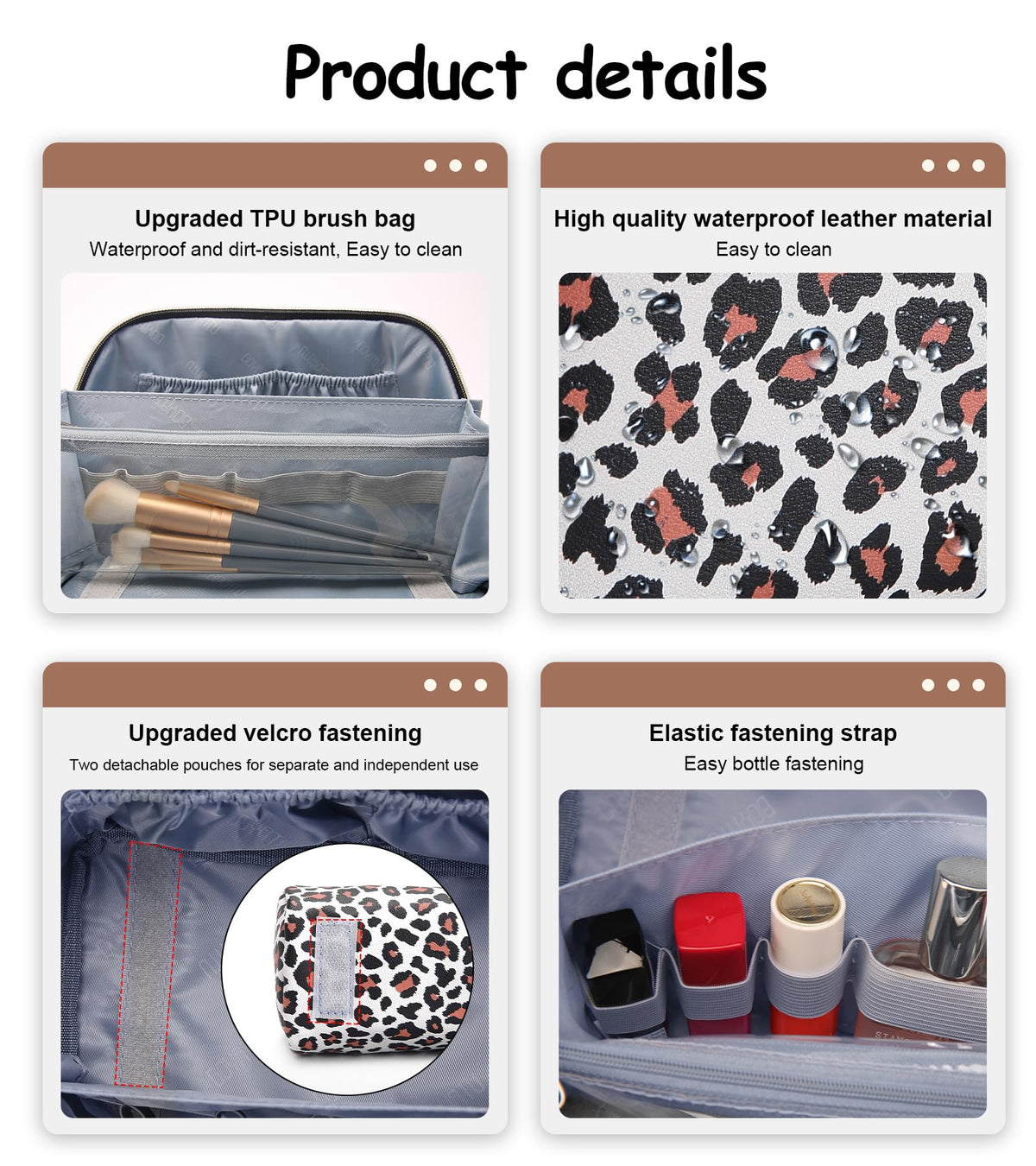 BOYATU makeup bag in exquisite gift box