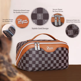 BOYATU Travel Makeup Bag in gift box with greeting card