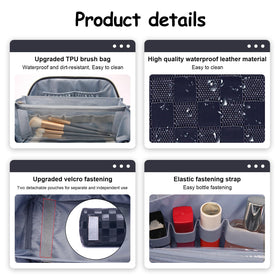 BOYATU Travel Makeup Bag Organizer in elegant gift box