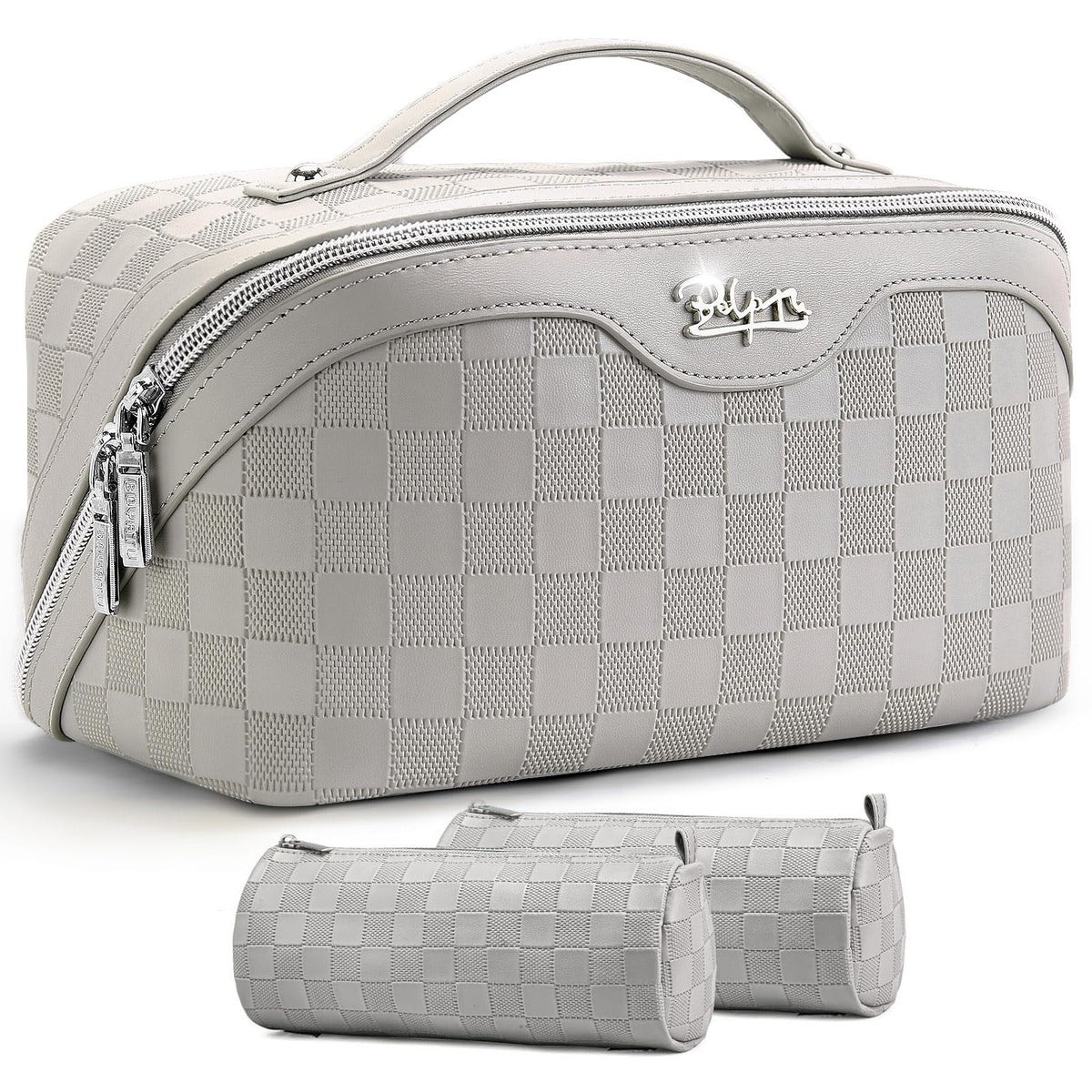 BOYATU Travel Makeup Bag Organizer main bag front view