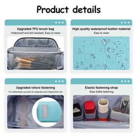 BOYATU Travel Makeup Bag Organizer side view