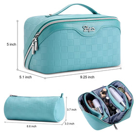 BOYATU Travel Makeup Bag Organizer with detachable pouches