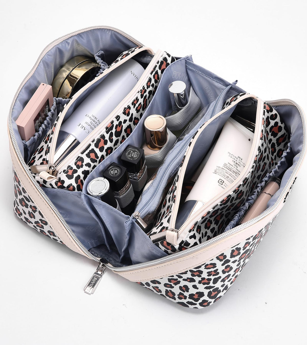 BOYATU travel makeup bag set in a bathroom setting