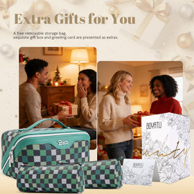BOYATU Travel Makeup Bag Set in use during travel