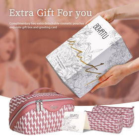 BOYATU travel makeup bags beautifully packaged in a gift box