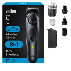 Braun All-in-One Style Kit 5480 front view with accessories