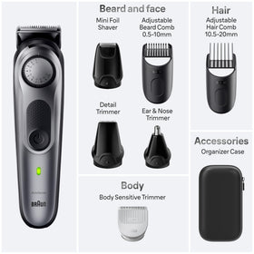 Braun All-in-One Style Kit 7410 mini foil shaver
