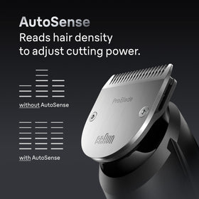 Braun body groomer head for versatile grooming