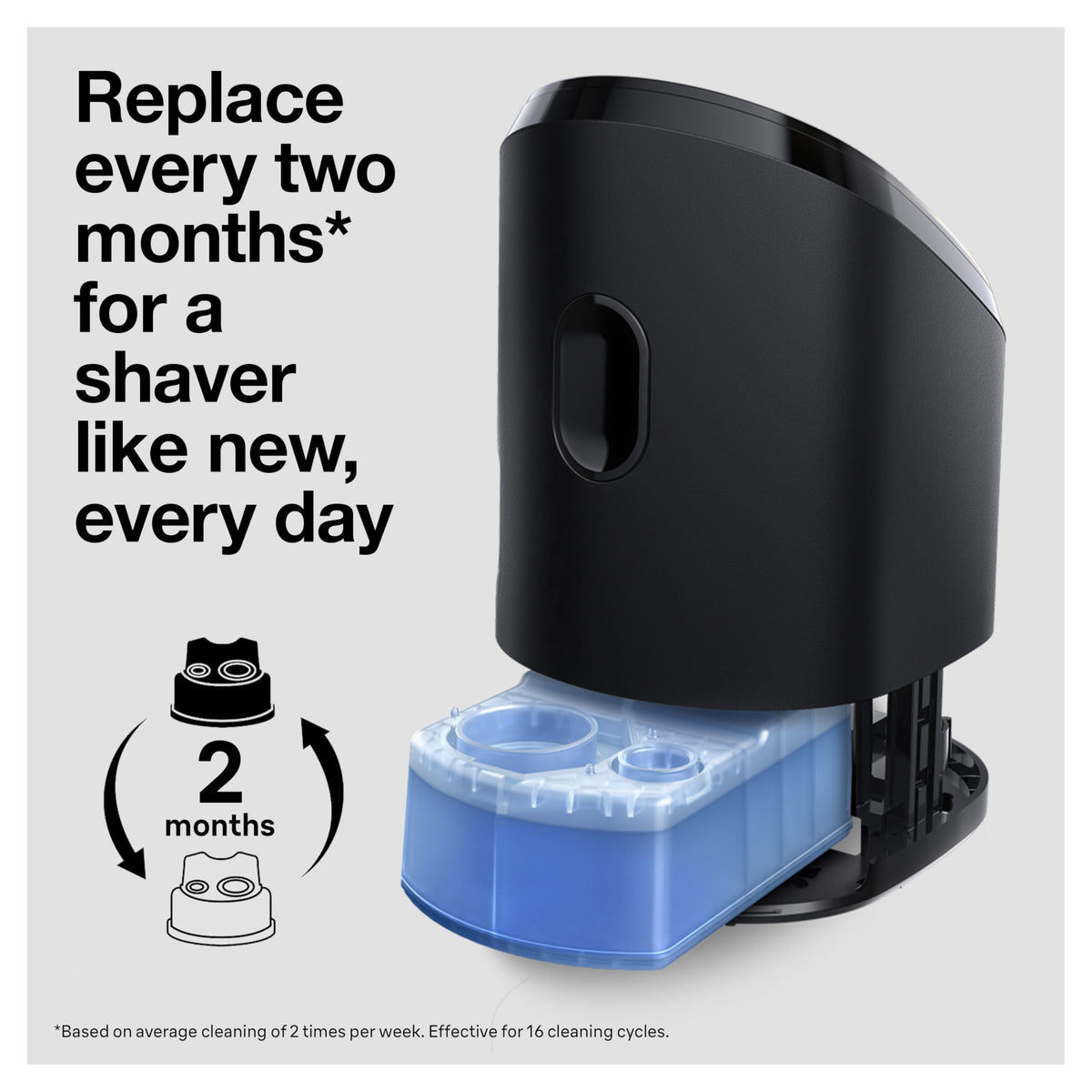Braun Clean & Renew Cartridge side view