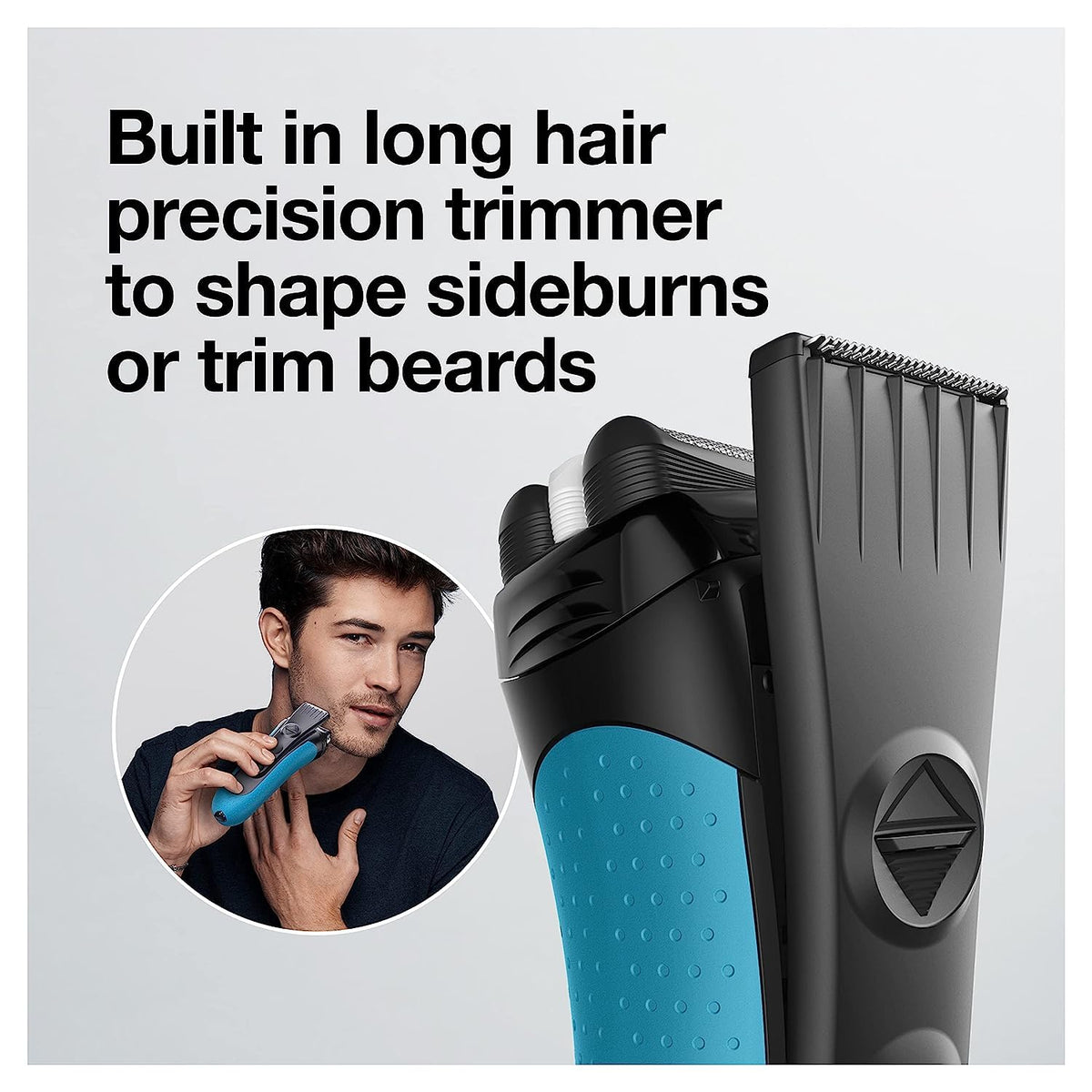Braun Electric Series 3 Razor showing MicroComb technology