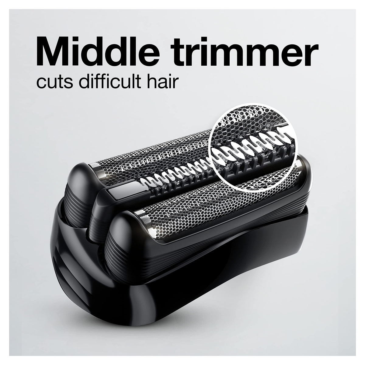 Braun Series 3 3010s Electric Shaver close-up of the super thin head