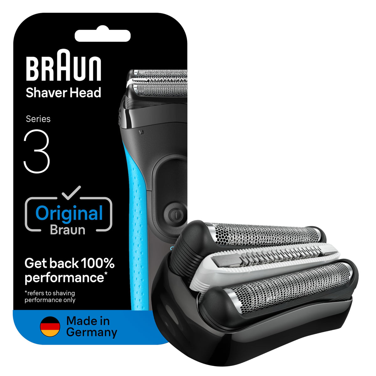 Braun Series 3 Pro Skin Electric Shaver Replacement Head 32B front view