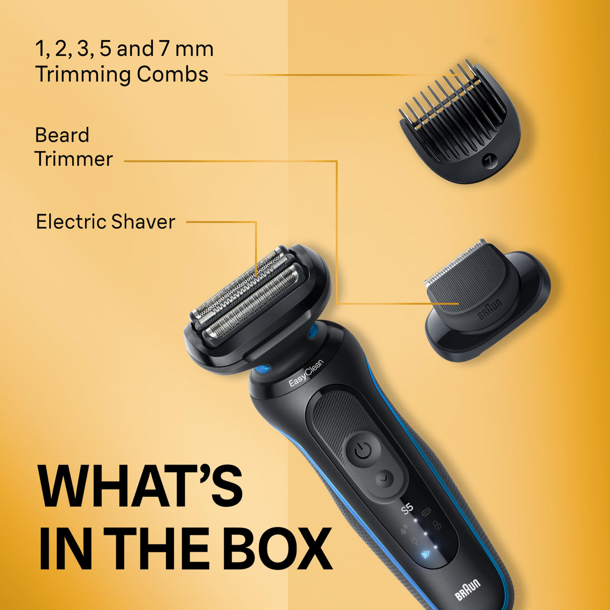 Braun Series 5 5120s electric shaver with packaging
