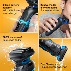Braun Series 5 5120s shaver with beard trimmer attachment