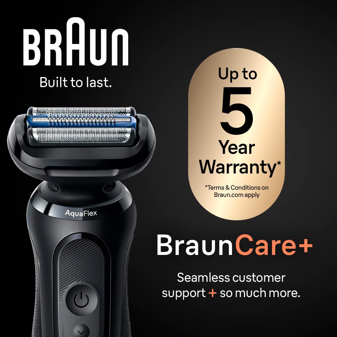Braun Series 5 5120s shaver with cleaning brush