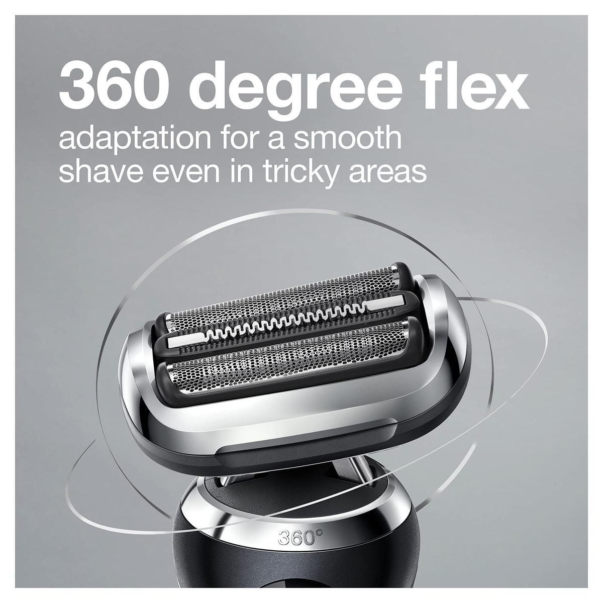 Braun Series 7 7075cc Electric Razor showing waterproof feature