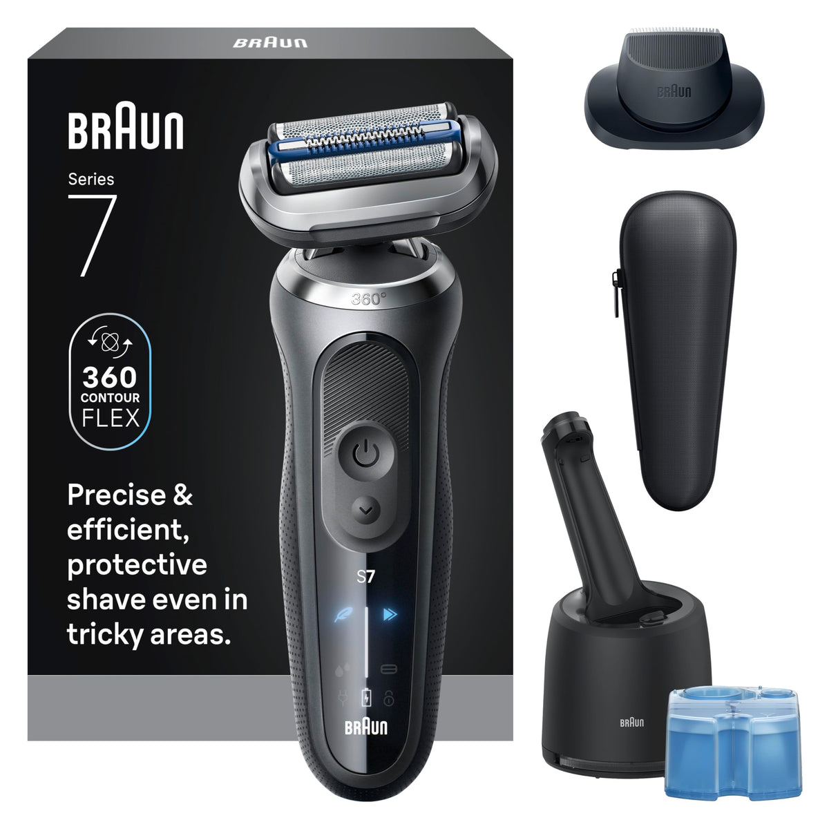 Braun Series 7 7171cc electric shaver front view