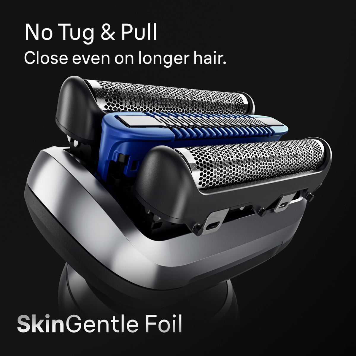 Braun Series 7 7177cc electric shaver side view showing AquaFlex blades