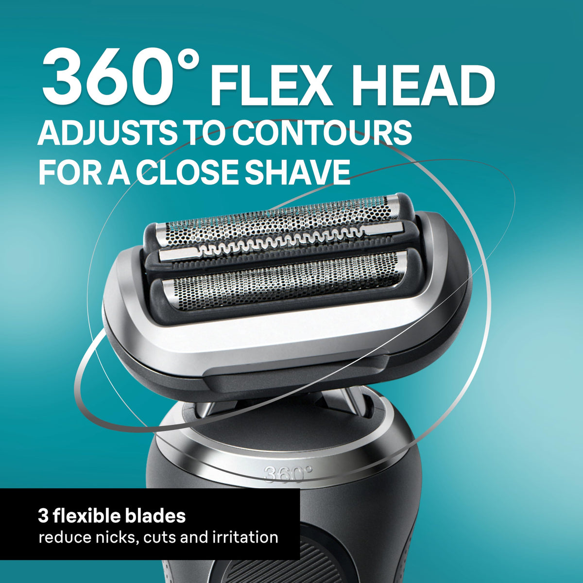 Braun Series 7 Clean & Charge Center with shaver inside