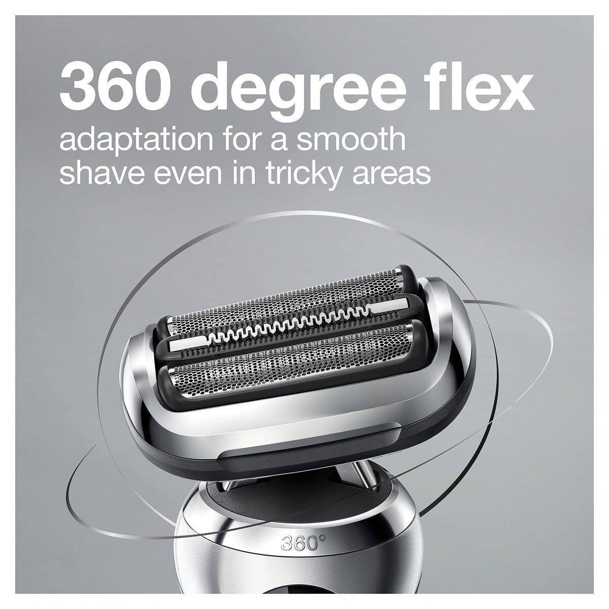 Braun Series 7 electric razor charging in SmartCare Center