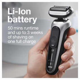 Braun Series 7 electric razor with travel case