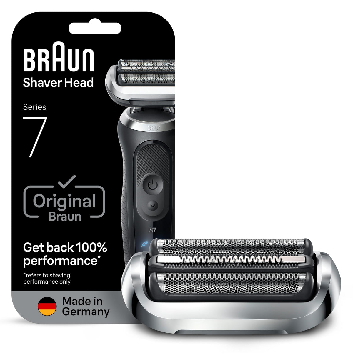 Braun Series 7 Electric Shaver Replacement Head front view