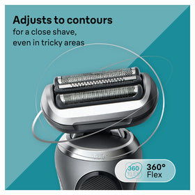 Braun Series 7 Electric Shaver showing 360° ContourFlex head