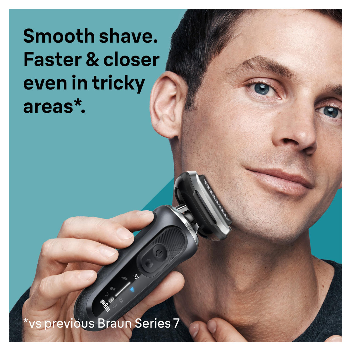 Braun Series 7 Electric Shaver travel case open
