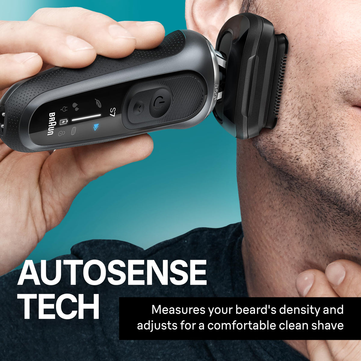 Braun Series 7 Electric Shaver with travel case and attachments