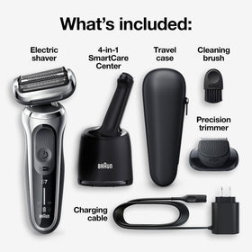 Braun Series 7 Flex Electric Razor with SmartCare Center