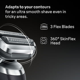 Braun Series 7 Replacement Head showing 360 SkinFlex technology