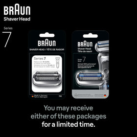 Braun Series 7 Replacement Head with dimensions