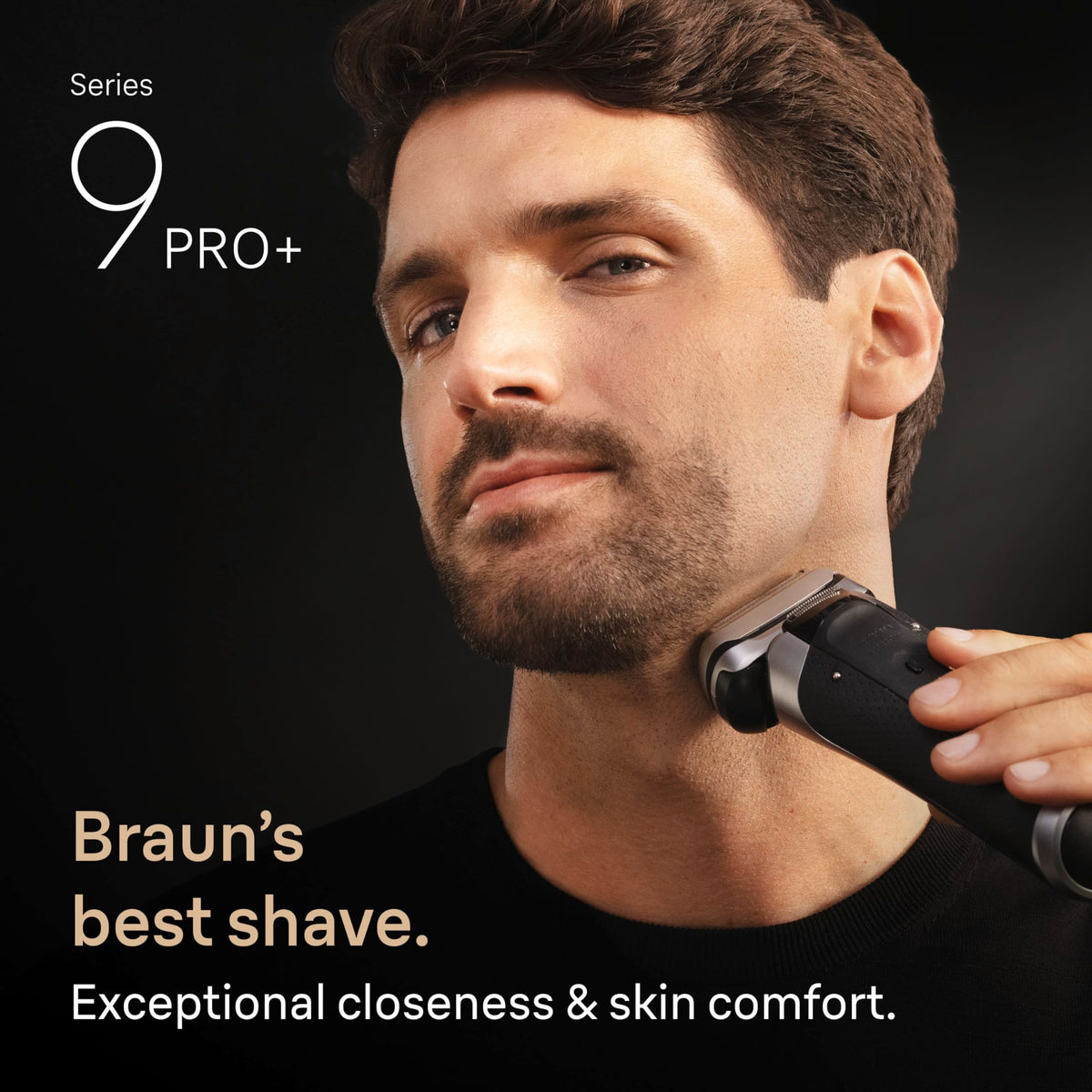 Braun Series 9 Men's Electric Shaver Head 92S on a bathroom counter