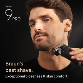 Braun Series 9 Men's Electric Shaver Head 92S on a bathroom counter