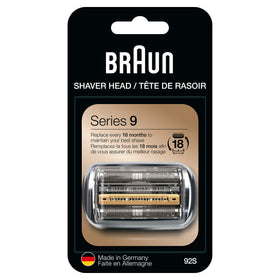 Braun Series 9 Men's Electric Shaver Head Replacement Blade 92S front view