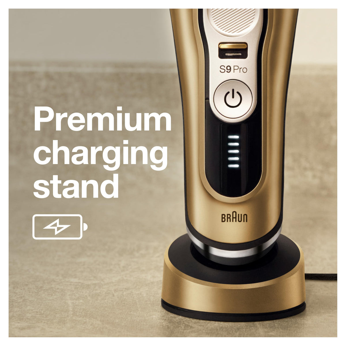 Braun Series 9 Pro 9419s Electric Shaver charging cord