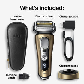 Braun Series 9 Pro 9419s Electric Shaver with charging stand