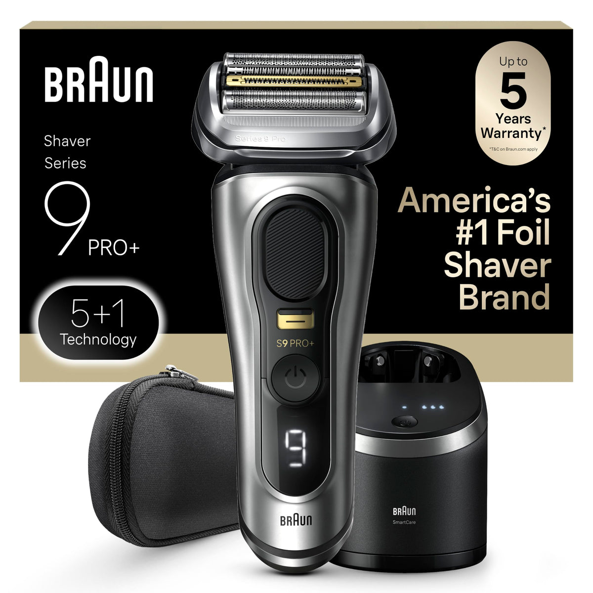 Braun Series 9 PRO+ Electric Razor 9567cc front view